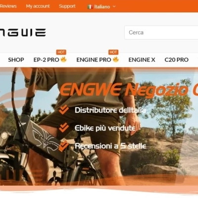 engwe.it per comprare le bici elettriche migliori e più economiche