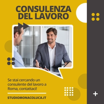 Consulente del Lavoro, consulenza fiscale e tributaria Studio Monaco Luca a Roma