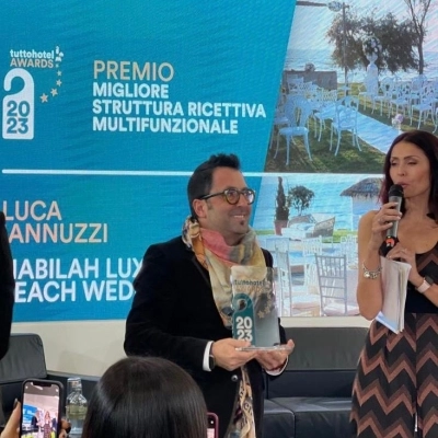 Tuttohotel Awards: il NABILAH LUXURY BEACH WEDDING premiato come migliore struttura ricettiva multifunzionale