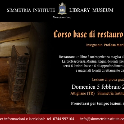 Restauro libri antichi – Corso base