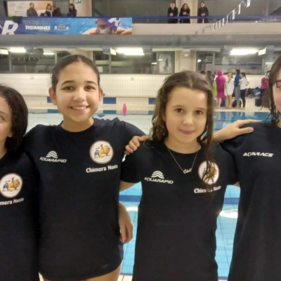 La Chimera Nuoto ha debuttato nel campionato regionale di sincronizzato 