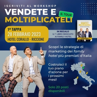 Marketing e turismo, parte dalla Romagna la tournée di “Vendete e moltiplicateli”