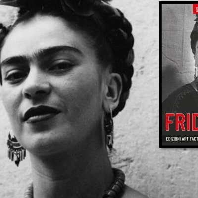 Silvana Giacobini alla presentazione dell’ ultimo libro di Salvo Nugnes  “Frida la mia storia vera” presso l’Antico Caffè San Marco 