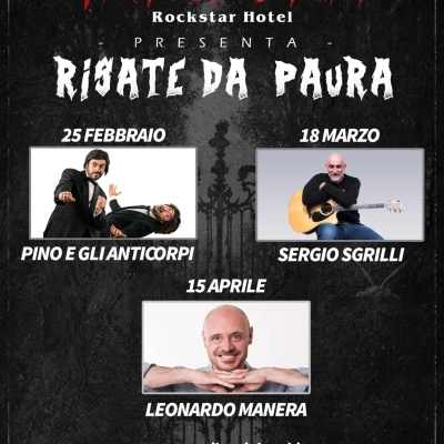 DA SABATO 25 FEBBRAIO  @ Transilvania Hotel  RISATE DA PAURA  Rassegna di cabaret più cena a base di tartufo e cacciagione