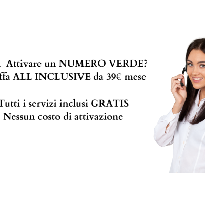 Numero verde per aziende, professionisti ed enti pubblici