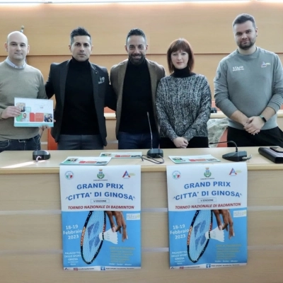 Ginosa, presentata la quinta edizione del torneo Gran Prix di badminton