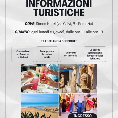 Apertura Punto Informazioni Turistiche a Pomezia