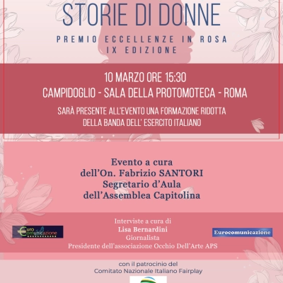 STORIE DI DONNE IX Edizione Premio Eccellenze in Rosa 2023