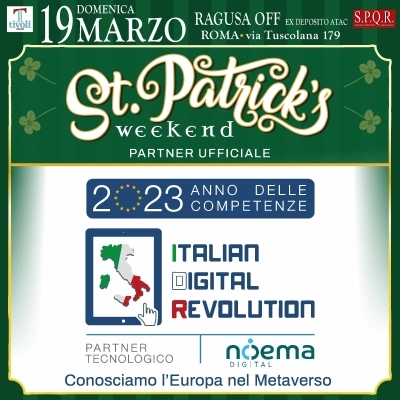 Istituzioni Ue, realtà virtuale e (non solo) giovani: iniziativa Aidr domenica 19 al St. Patrick’s Weekend