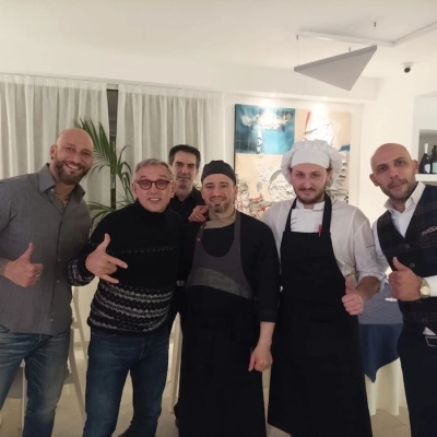 Bruno Barbieri a cena sul porto di Bellaria