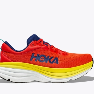 SPORTIAMOWEB PRESENTA LE HOKA ONE ONE BONDI 8 RED ALERT/FLAME – RECENSIONE