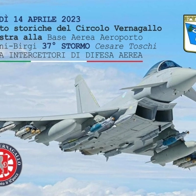 Visita alla base aerea del 37° stormo dell'Aeronautica Militare all’aeroporto Trapani Birgi.  Iniziativa a cura del Circolo Vernagallo