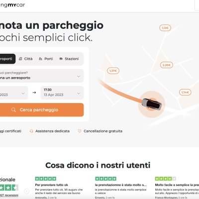 Sosta e parcheggi digitali,  nuovo sito di ParkingMyCar