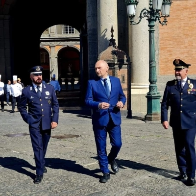 Giuseppe ALVITI già Medaglia d'Oro al Valor Civile festeggia 25 anni di servizio 