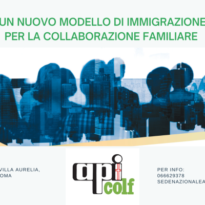 “Un nuovo modello di immigrazione per la collaborazione familiare”