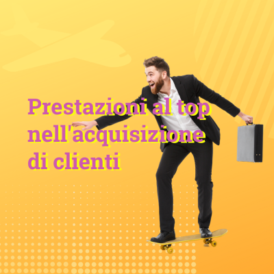 Prestazioni al top nell'acquisizione di clienti