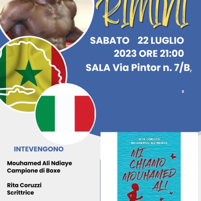 presentazione del libro del campione di boxe  Mouhamed Ali Ndiaye