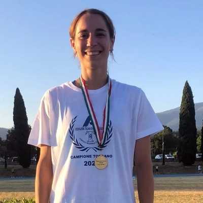 Anna Visibelli è campionessa regionale assoluta di salto in lungo