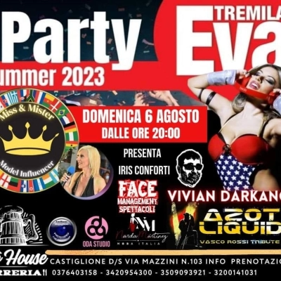 Grande attesa per l ‘evento a Giò House birreria “Summer party Eva 3000”