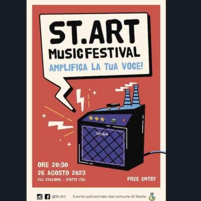 26 agosto 2023 - St.Art Music Festival a Statte (Taranto) per aiutare i bambini curati nei reparti di Onco-Ematologia Pediatrica del SS. Annunziata di Taranto 