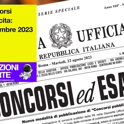 Concorsi in Uscita: Settembre 2023