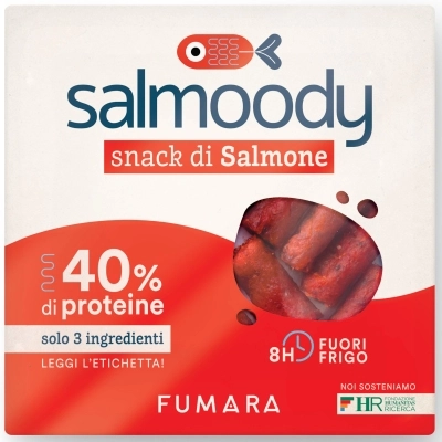 SALMOODY: IL SALMONE CHE NON C’ERA ADESSO È SNACK