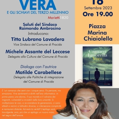 Carmen Lasorella alla 63° Fiera del Libro di Procida