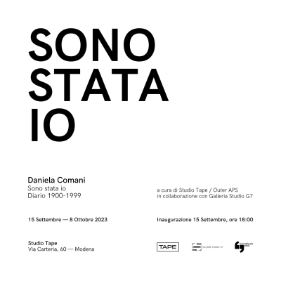 Galleria Studio G7 Segnala, SONO STATA IO, Daniela Comani, inaugurazione 15 settembre ore 18