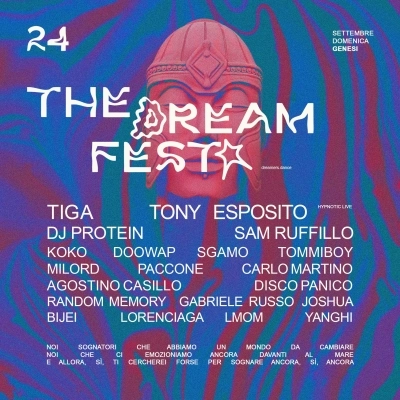 THE DREAM FEST, IL 24 SETTEMBRE AL GENESI UN’ESPERIENZA SENZA TEMPO