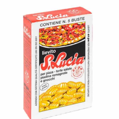 Preparazioni salate sempre perfette con il Lievito Santa Lucia gluten free di Ar.pa. Pizze, focacce e torte salate non avranno più segreti