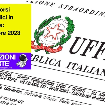 Concorsi Pubblici in Uscita: Ottobre 2023