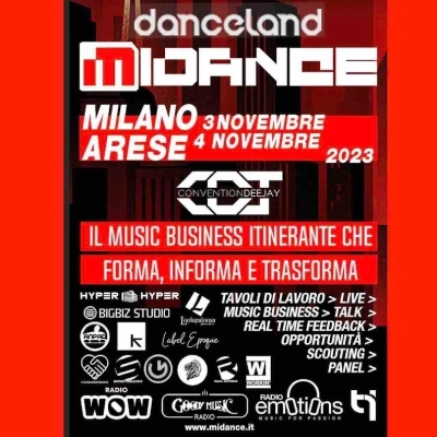 Midance e Convention Deejay 2023, il 3 e 4 novembre ’23 a Milano e ad Arese