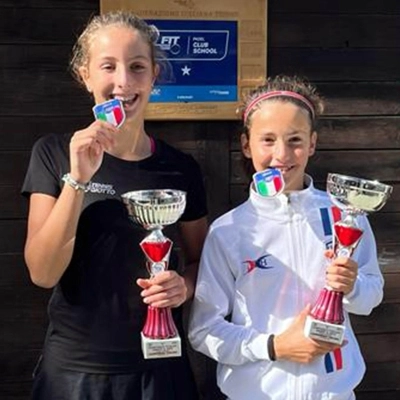 Carlotta Melani è campionessa regionale di doppio Under12