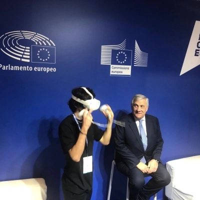 40^ Assemblea ANCI: affluenza record allo stand dedicato dal Parlamento e dalla Commissione europea per la visita virtuale nell'aula plenaria del Parlamento europeo