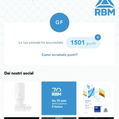 RBM COLLECTION, CON LA NUOVA APP PRODOTTI OMAGGIO PER GLI INSTALLATORI