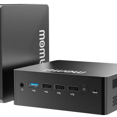 Mini PC AWOW Intel Gen12 N100: Windows 11 Pro, 16GB DDR5, 512GB SSD