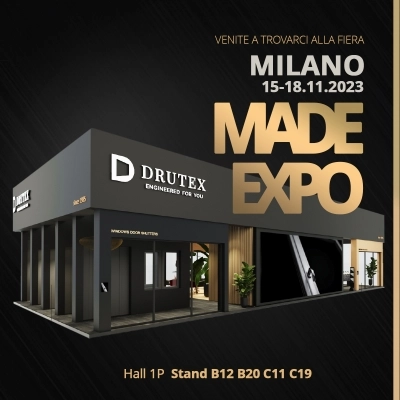 Drutex sarà presente al MADE Expo 2023