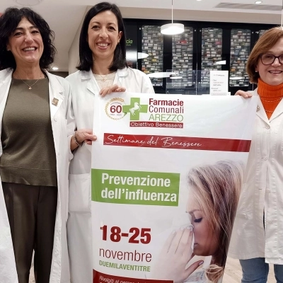 Prevenzione dell’influenza una campagna informativa nelle Farmacie Comunali