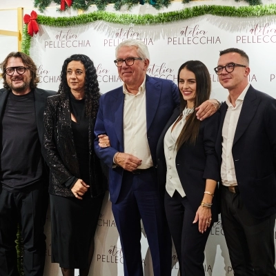 Brindisi, glamour e ospiti speciali all'evento promosso dall'Atelier Pellecchia che ha presentato la collezione Rocchini sposo 2024