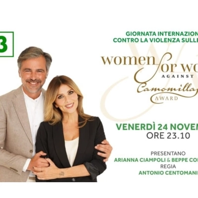 Rai Tre celebra la Giornata internazionale contro la violenza sulle donne il 24/11 con Women for Women against Violence. Conducono Beppe Convertini e Arianna Ciampoli