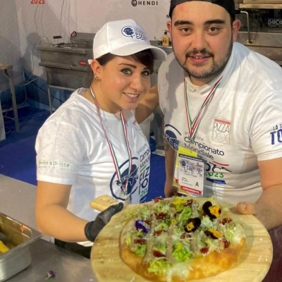 Carlo De Luca vince nella categoria Pizza a due al Campionato Mondiale Pizza DOC 2023