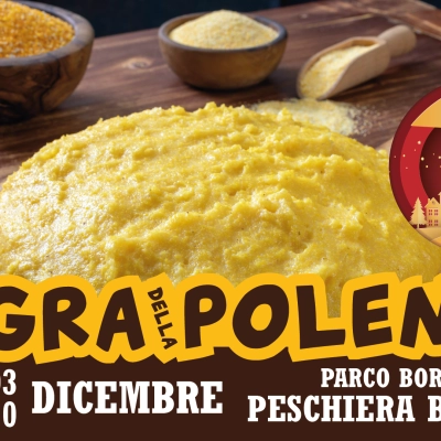 Atmosfera natalizia alla Sagra della Polenta per i primi due weekend di dicembre: la festa impreziosisce il Villaggio di Natale di Peschiera Borromeo