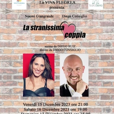 Al Teatro Serra «La stranissima coppia» satira sulle relazioni