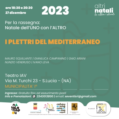 Altri Natali: tutto pronto al teatro IAV per il “Natale dell’UNO con l’ALTRO”