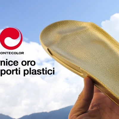 Come avviene la posa della vernice effetto oro per supporti plastici?