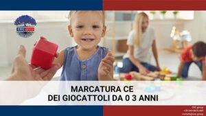 Marcatura CE giocattoli da 0 a 3 anni