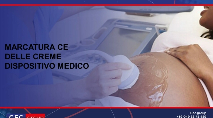 Marcatura CE crema dispositivo medico