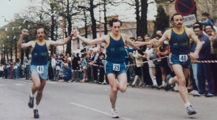 I fratelli Elvino, Loris e Pietro Gennari vinsero una maratona in 2h35'24'' 