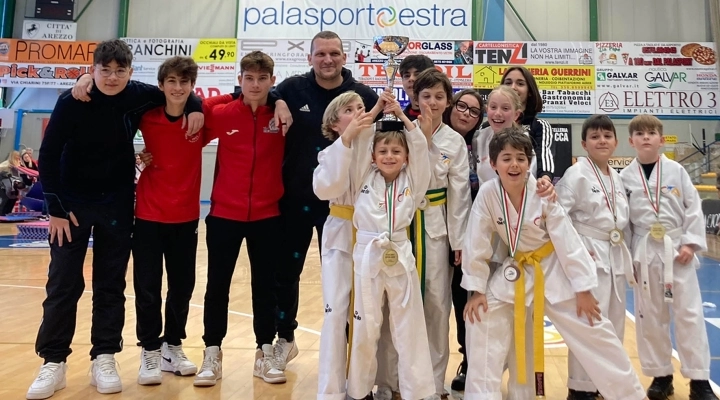 Il Centro Taekwondo Arezzo ha trionfato al Tuscany Open 