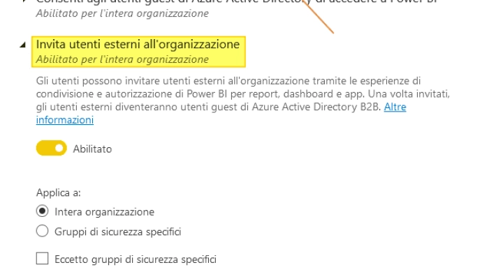 Come condividere report di Power BI con utenti esterni